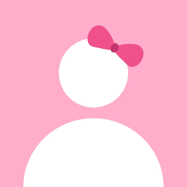 Pink default profile picture template