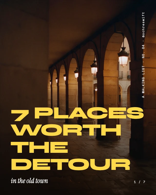 Must-see places carousel cover template