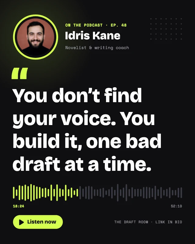 Podcast guest quote post template