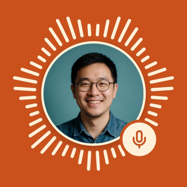 Podcast host profile picture template