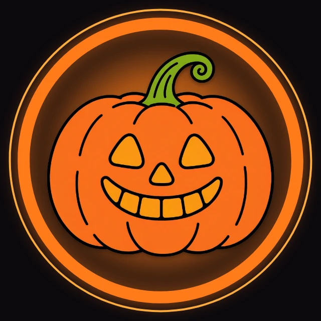Pumpkin profile picture template