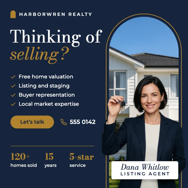 Real estate agent Instagram post template