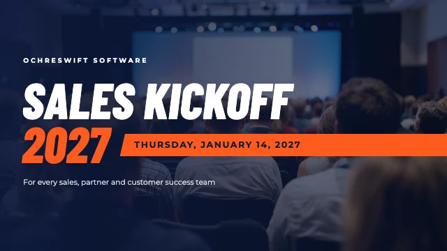 Sales kickoff presentation template