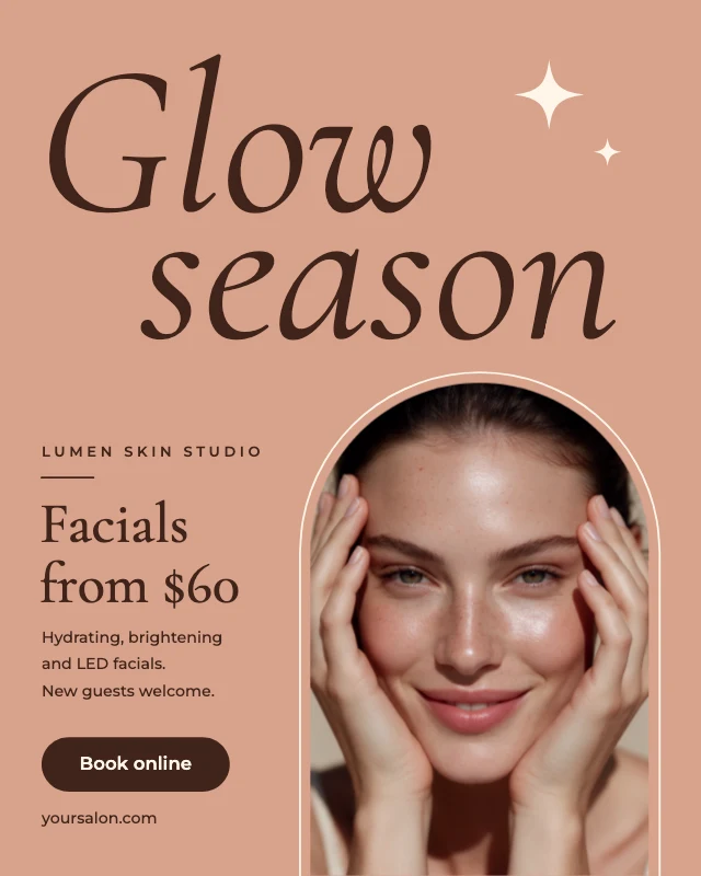 Salon offer post template