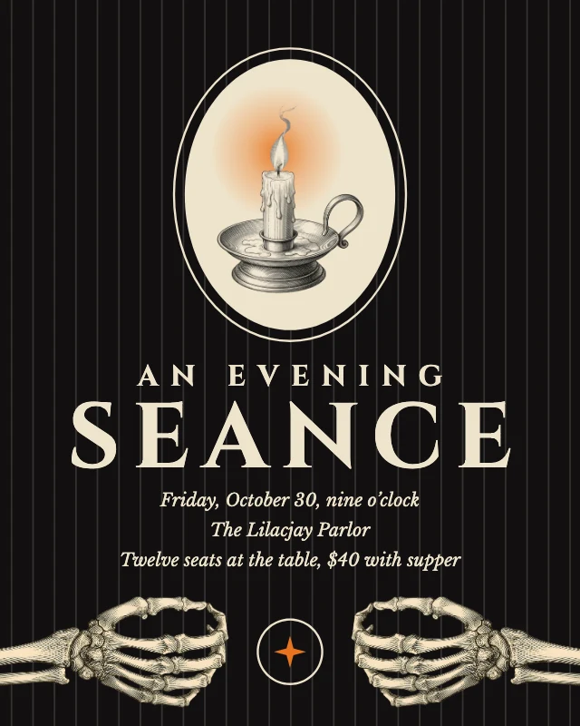 Seance evening post template