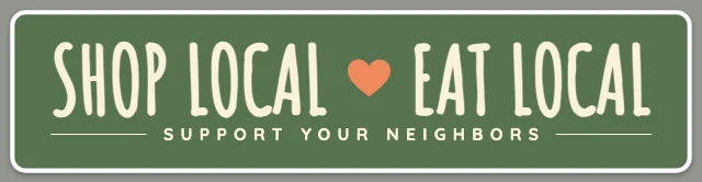 Shop local bumper sticker template