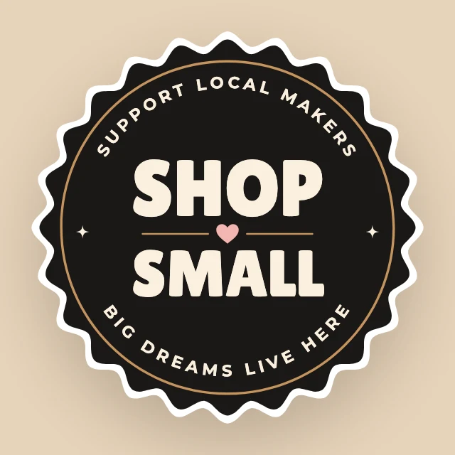 Shop small sticker template