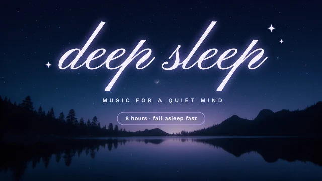 Sleep music YouTube thumbnail template
