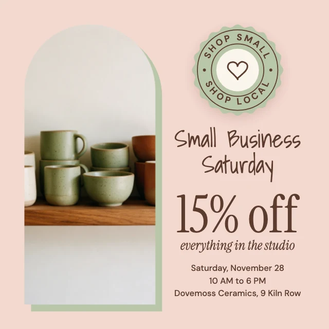 Small Business Saturday sale post template