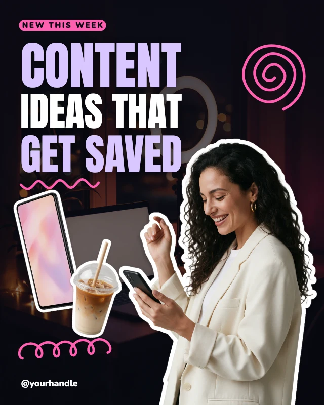 Social media trends post template