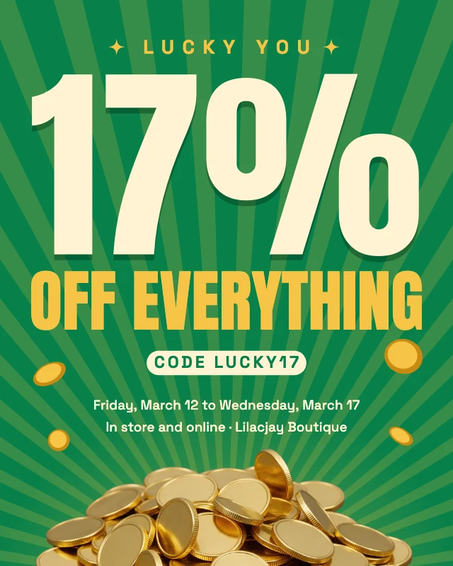 St. Patrick's Day sale post template