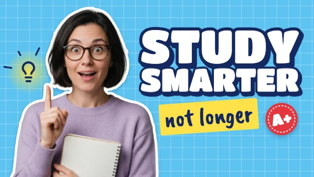 Study tips YouTube thumbnail template