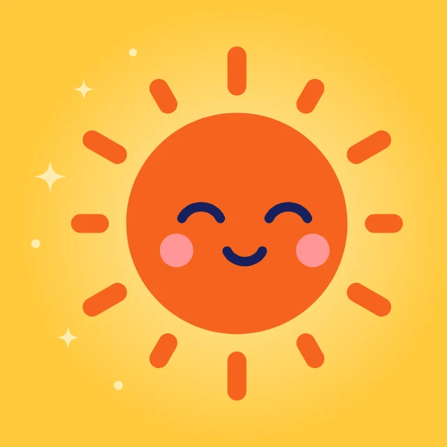 Sun matching profile picture template