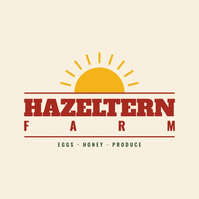 Sunrise farm logo template