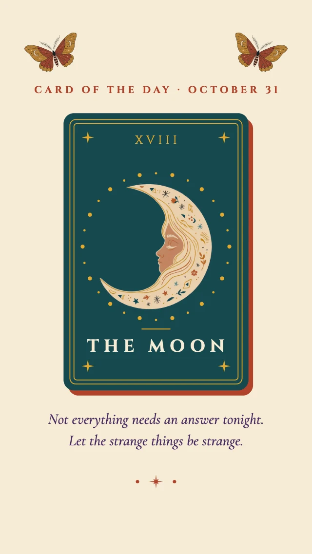 Tarot card of the day story template
