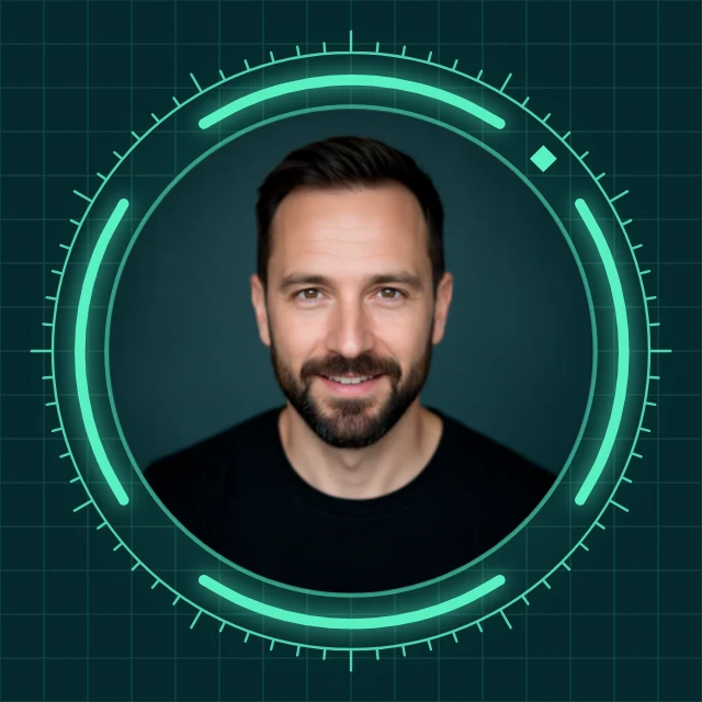 Tech grid profile picture template