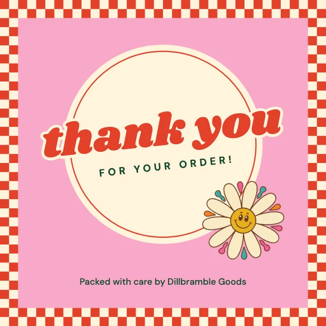 Thank you for your order post template