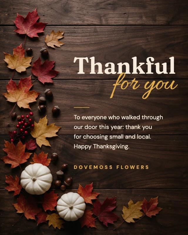 Thankful for our customers post template