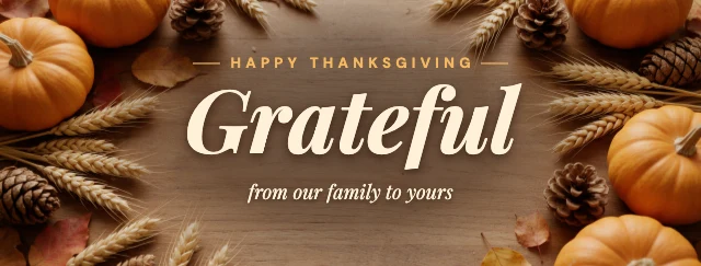 Thanksgiving Facebook cover template