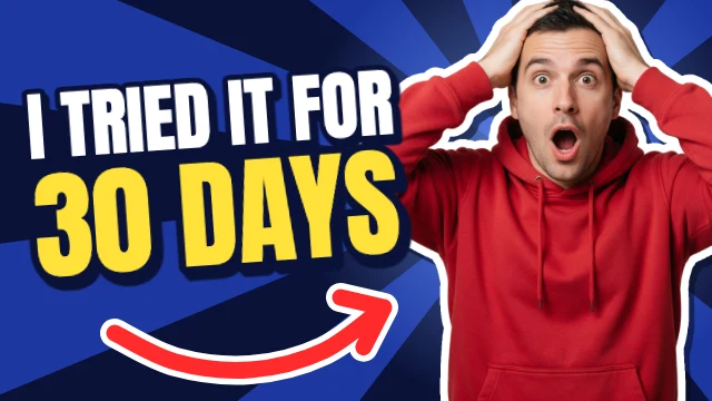 30-day challenge YouTube thumbnail template