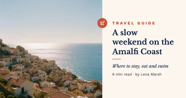 Travel blog post banner template