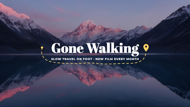 Travel vlog YouTube banner template
