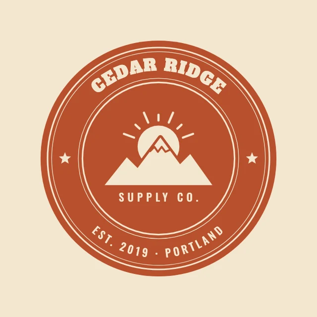 Vintage badge logo template