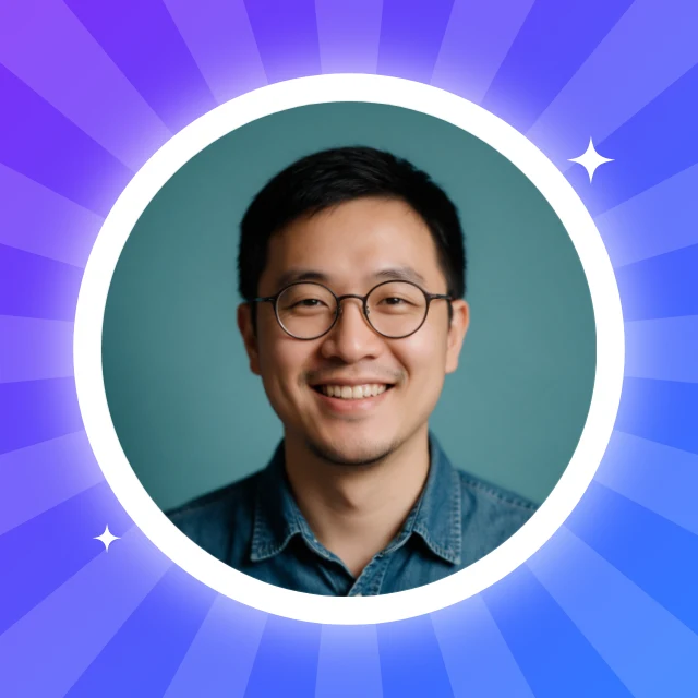 Violet rays profile picture template