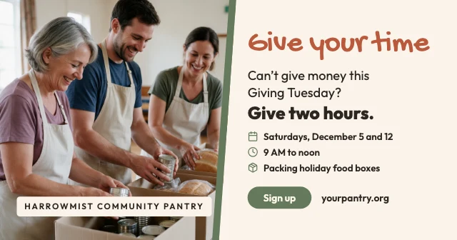 Volunteer drive Facebook post template