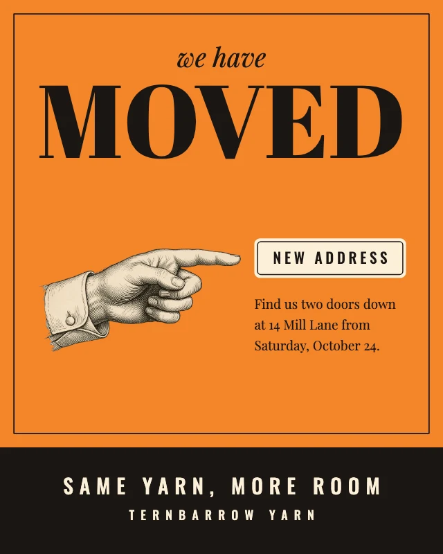 We’ve moved announcement post template