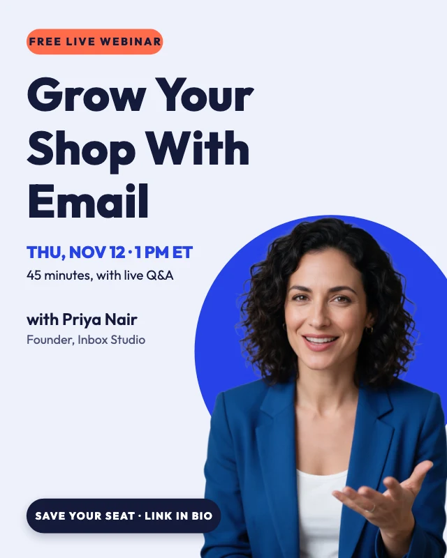 Webinar post template