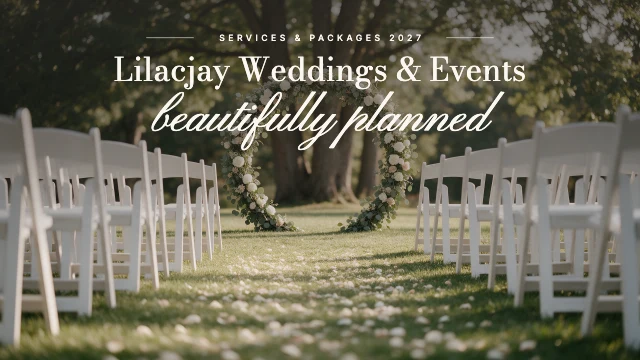 Wedding planner services presentation template, page 1 of 8