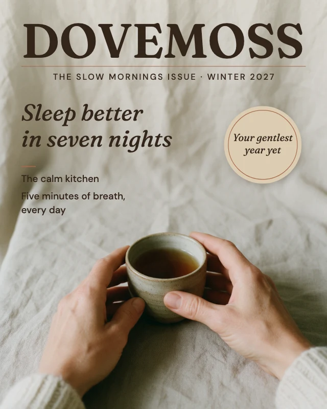 Wellness magazine cover post template