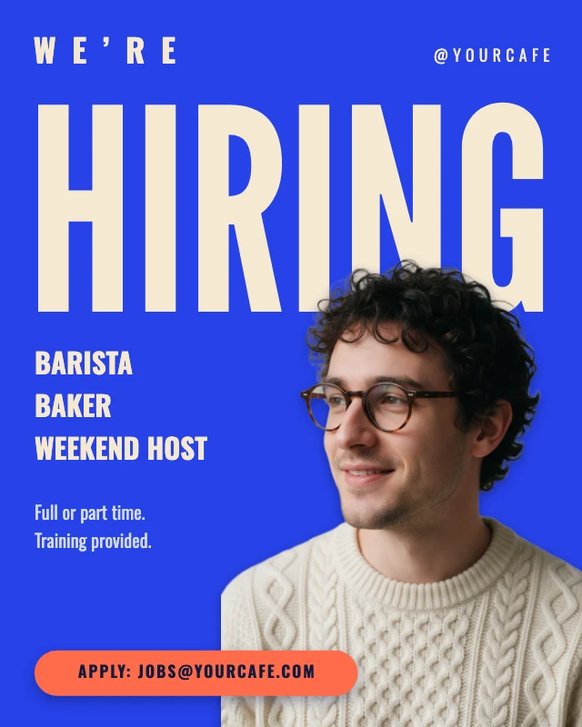 We’re hiring post template