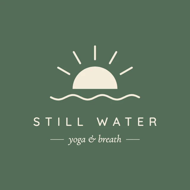 Yoga studio logo template