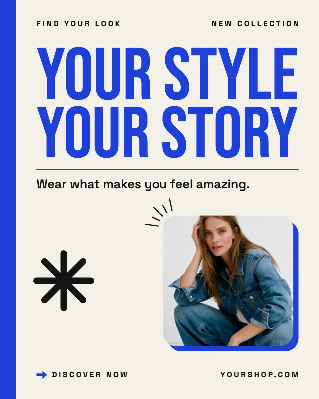 Your style, your story post template