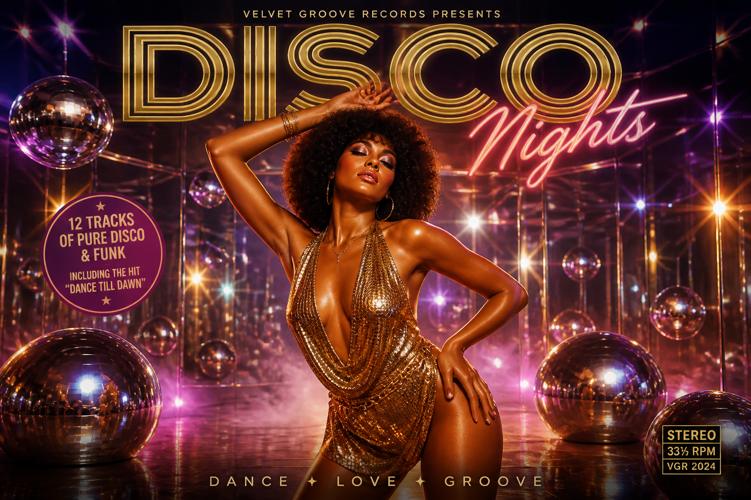 70s disco studio cover