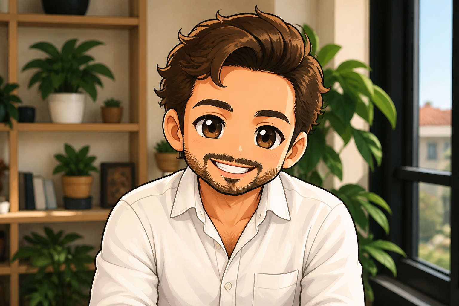 Chibi-inspired avatar (after)