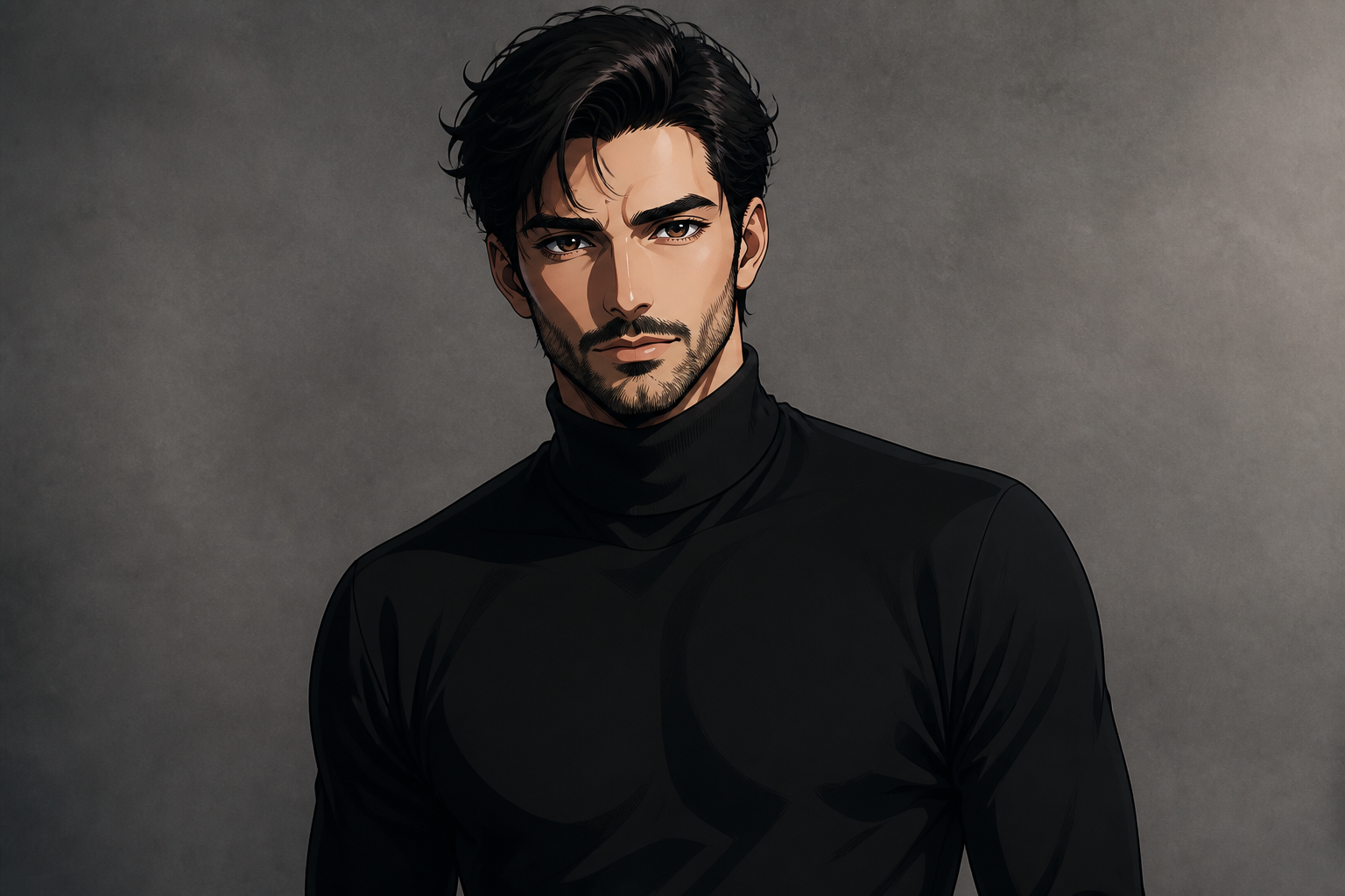 Editorial anime style (after)