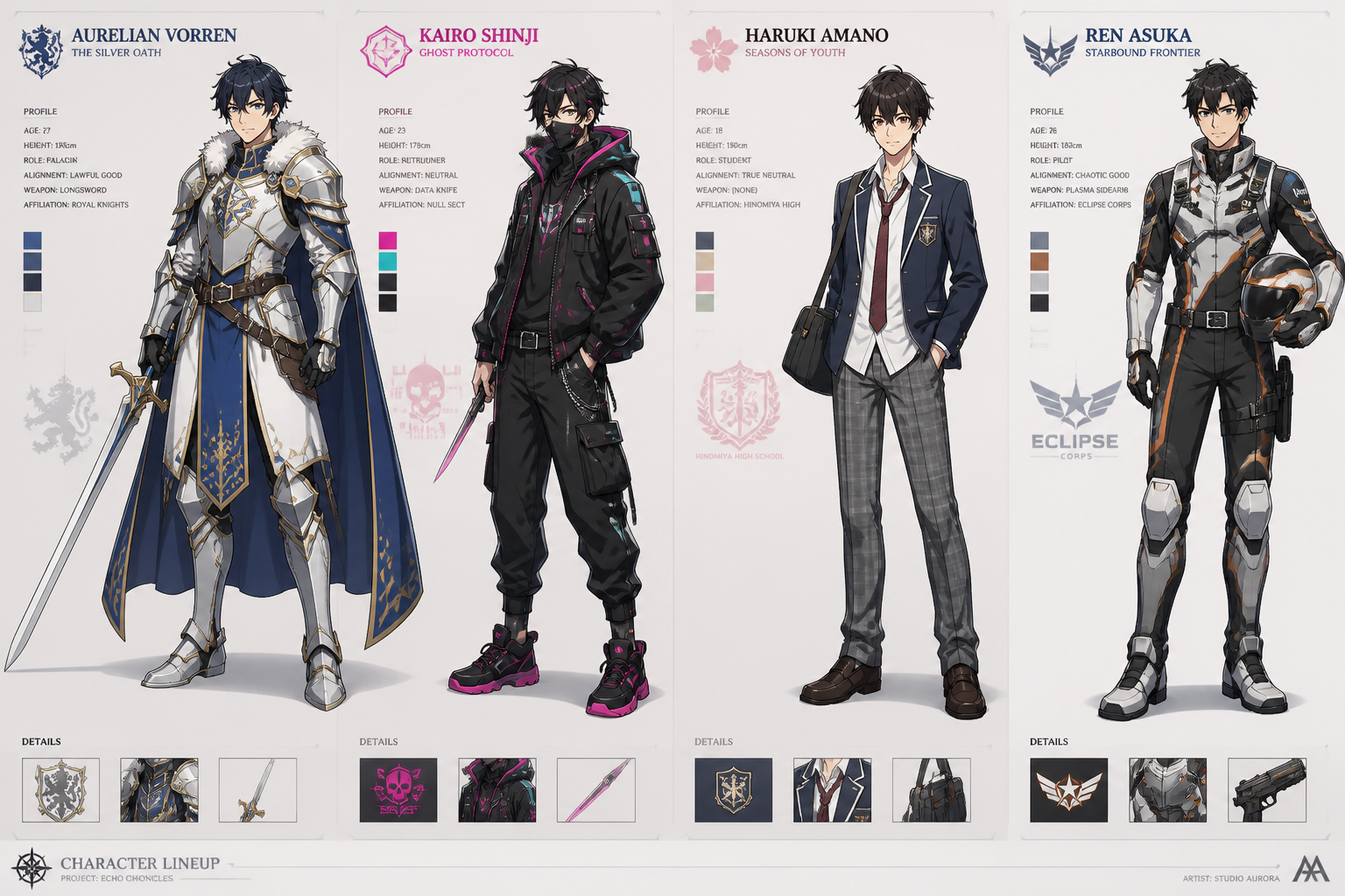 Design Distinct Anime Personas