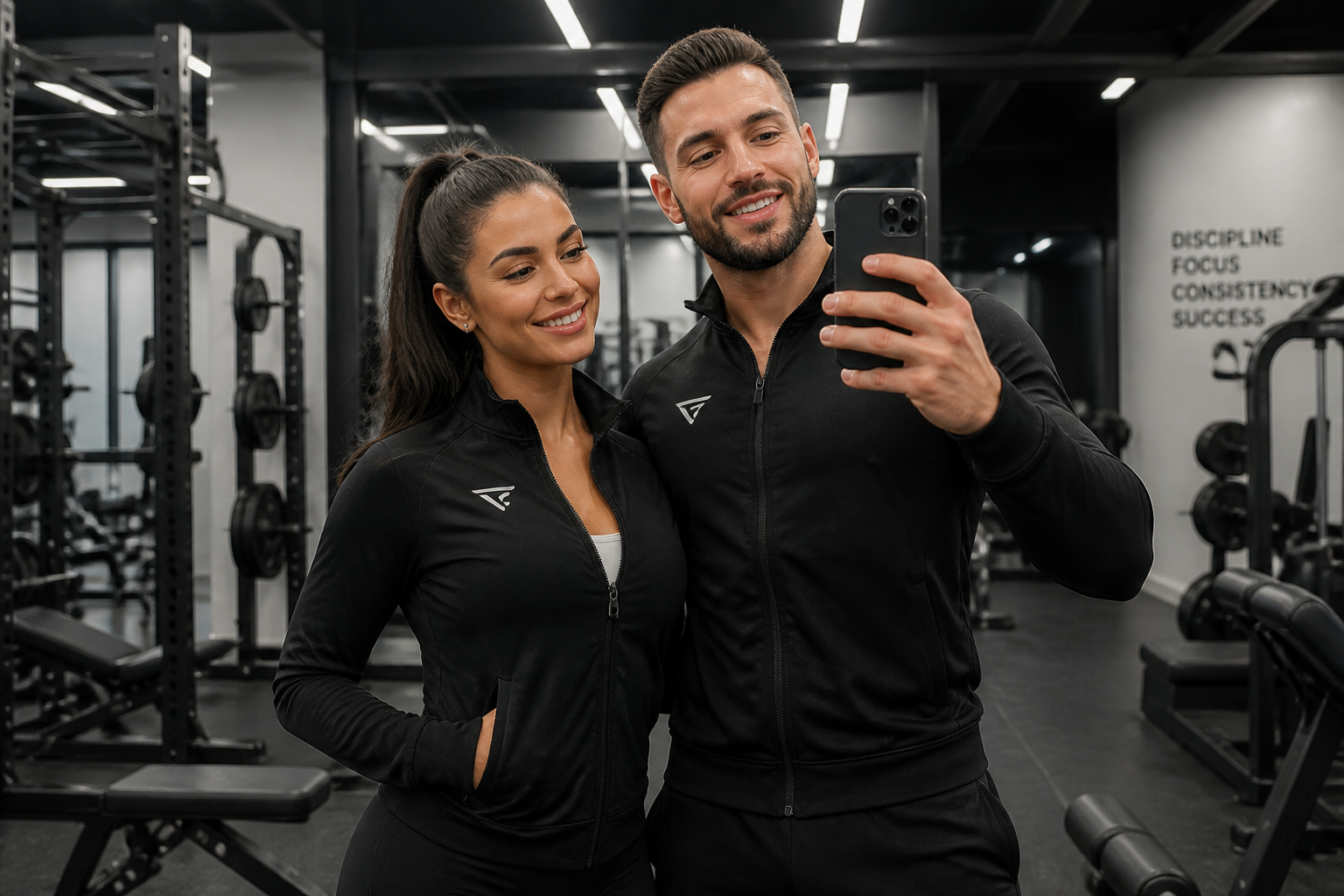 Anime gym selfie (before)
