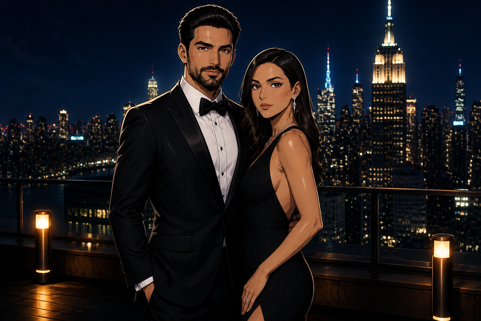 Rooftop formal anime (after)
