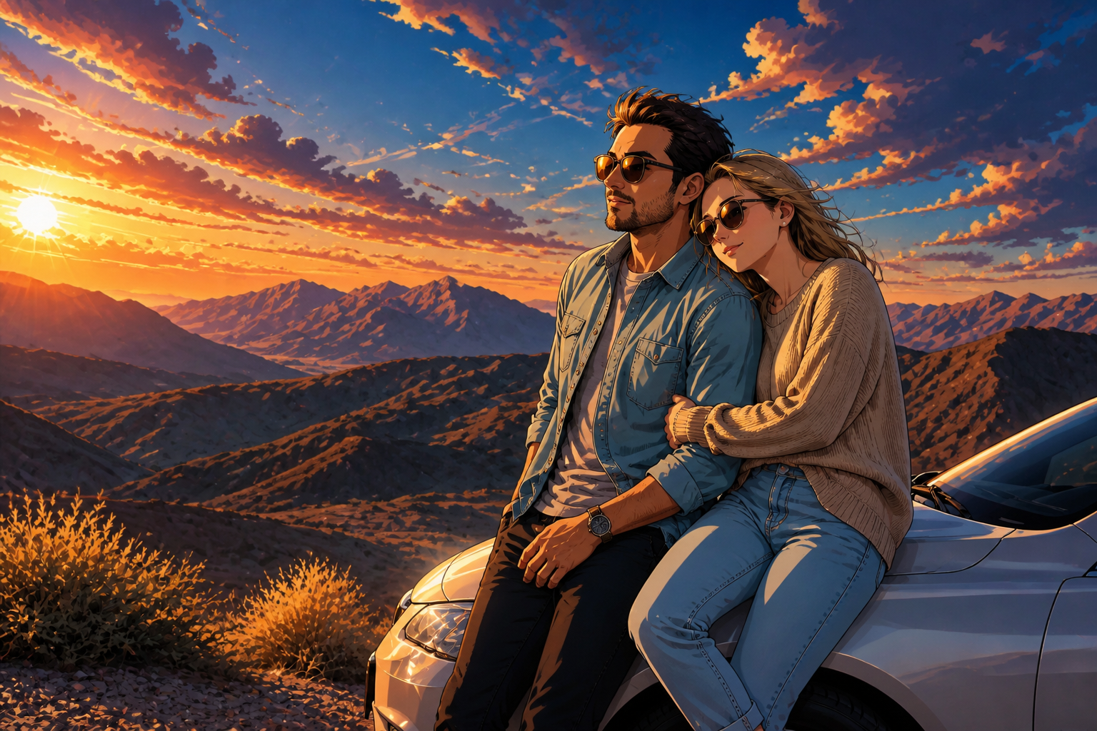Adventure anime couple (after)