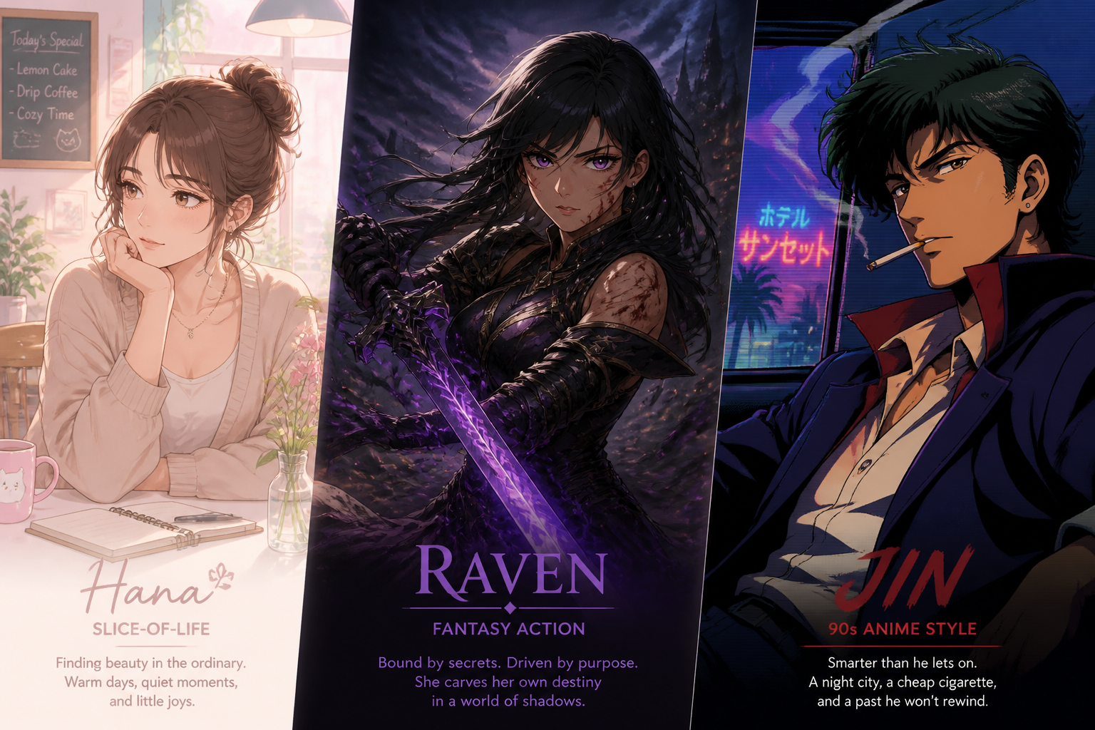 Style Range That Reads Anime