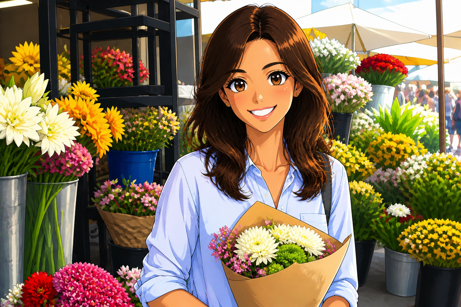 Slice-of-life market scene (after)