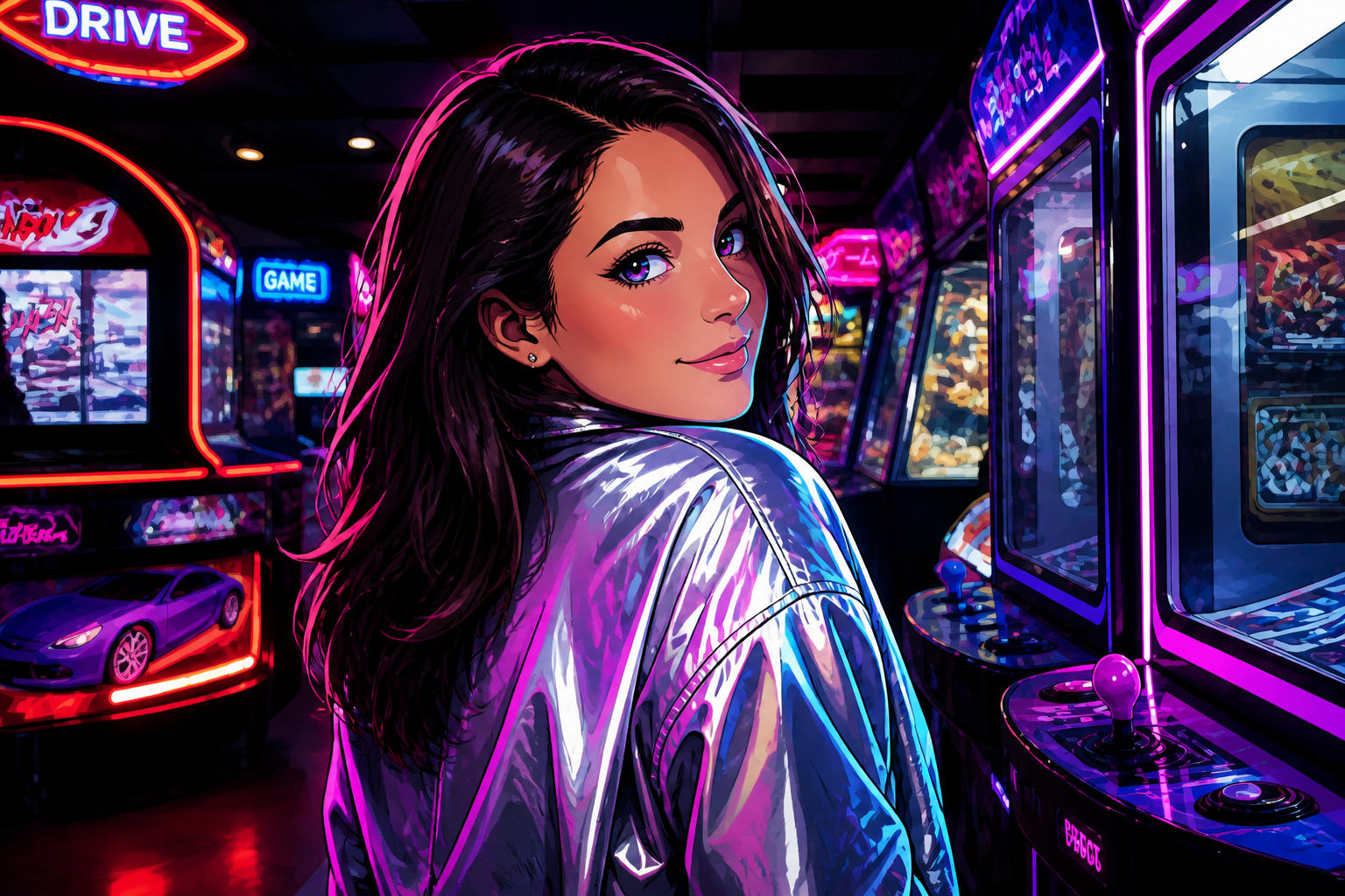 Cyber anime arcade (after)