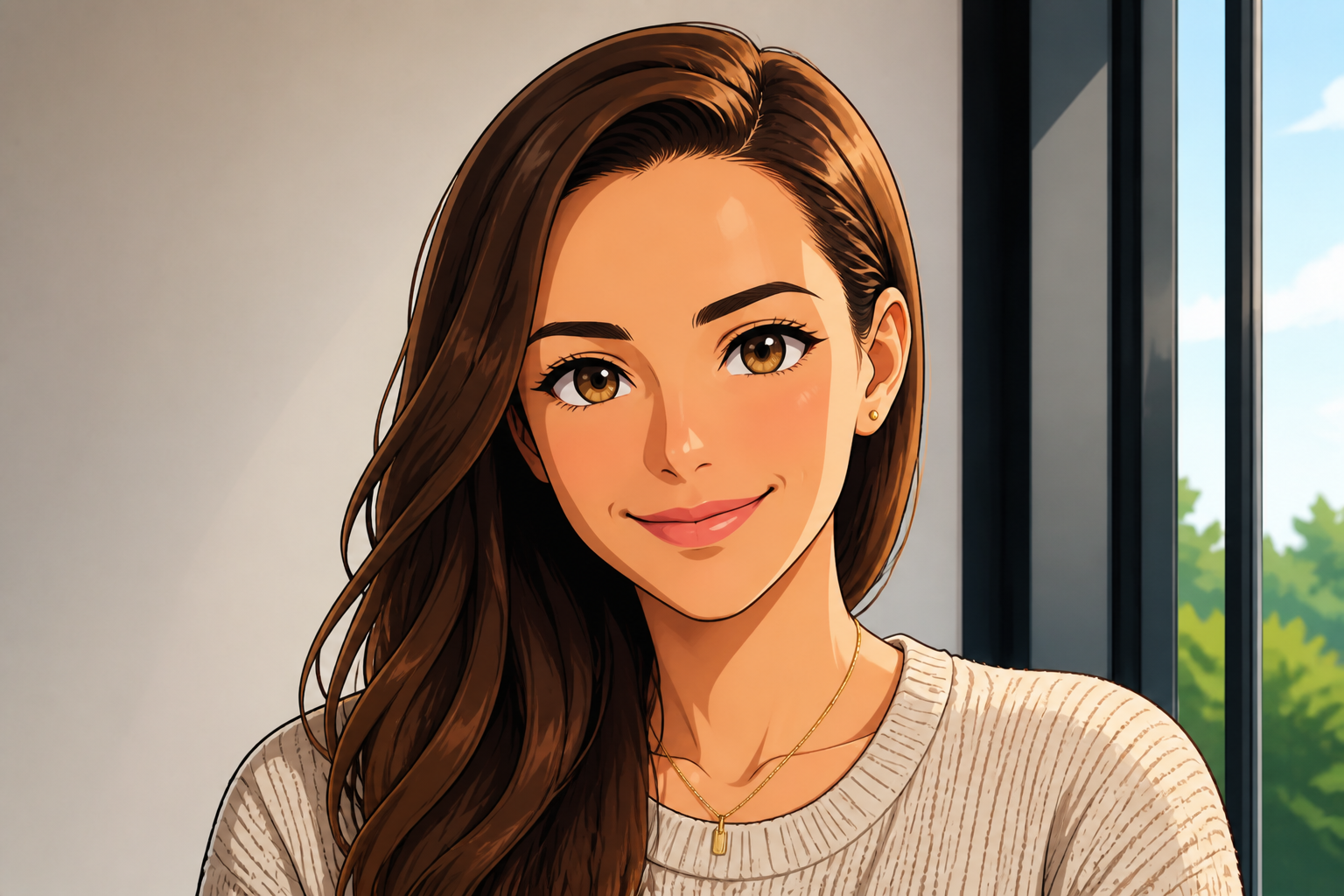 Keeps your face recognizable (after)