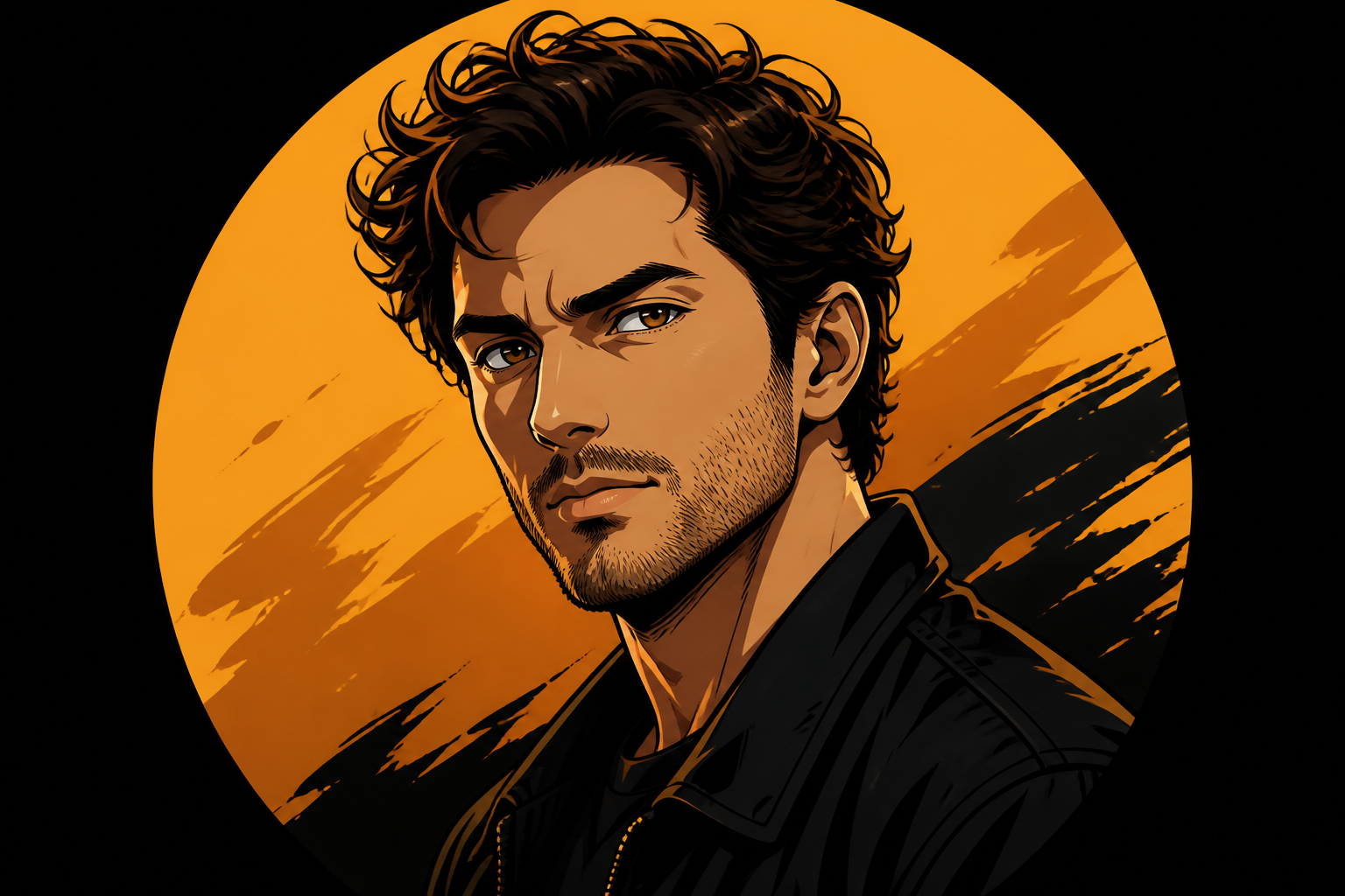Shonen style PFP (after)
