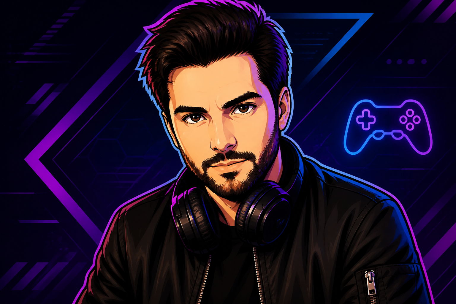 Esports anime avatar (after)