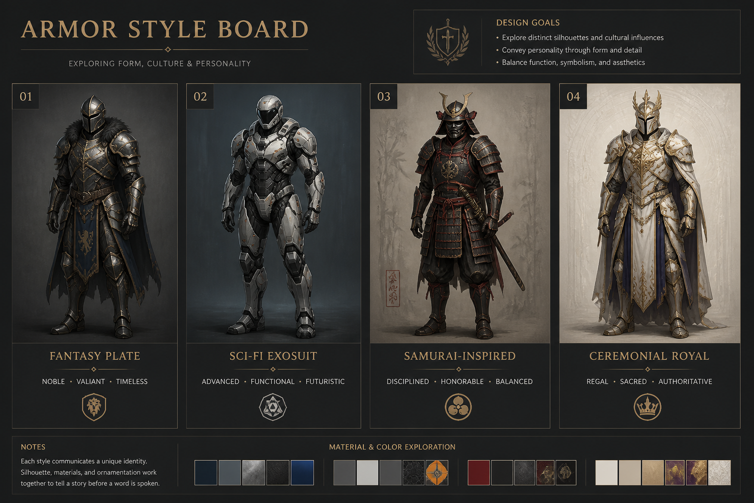 Pick an armor style